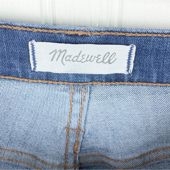 Madewell Tall 10" High-Rise Skinny Jeans in Danny Wash Stretch Women's Size 25T - Picture 5 of 9